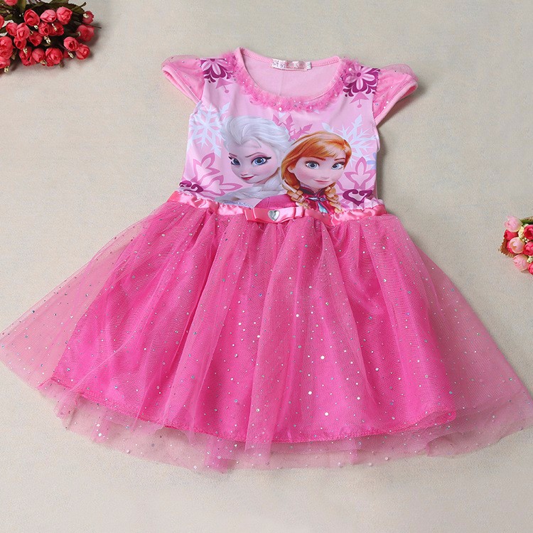 Dress Anak Disney Frozen Size 7T - Blue - JakartaNotebook.com